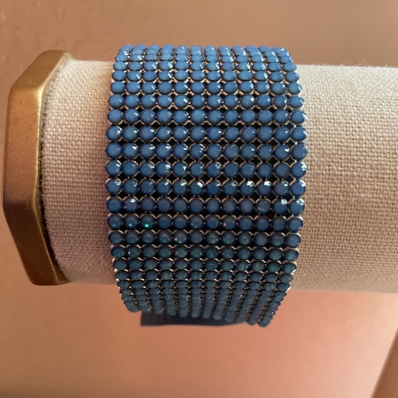 Swarovski crystal mesh bracelet - Picture 2 of 5